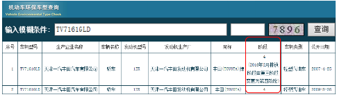 机动车环保网国几查询